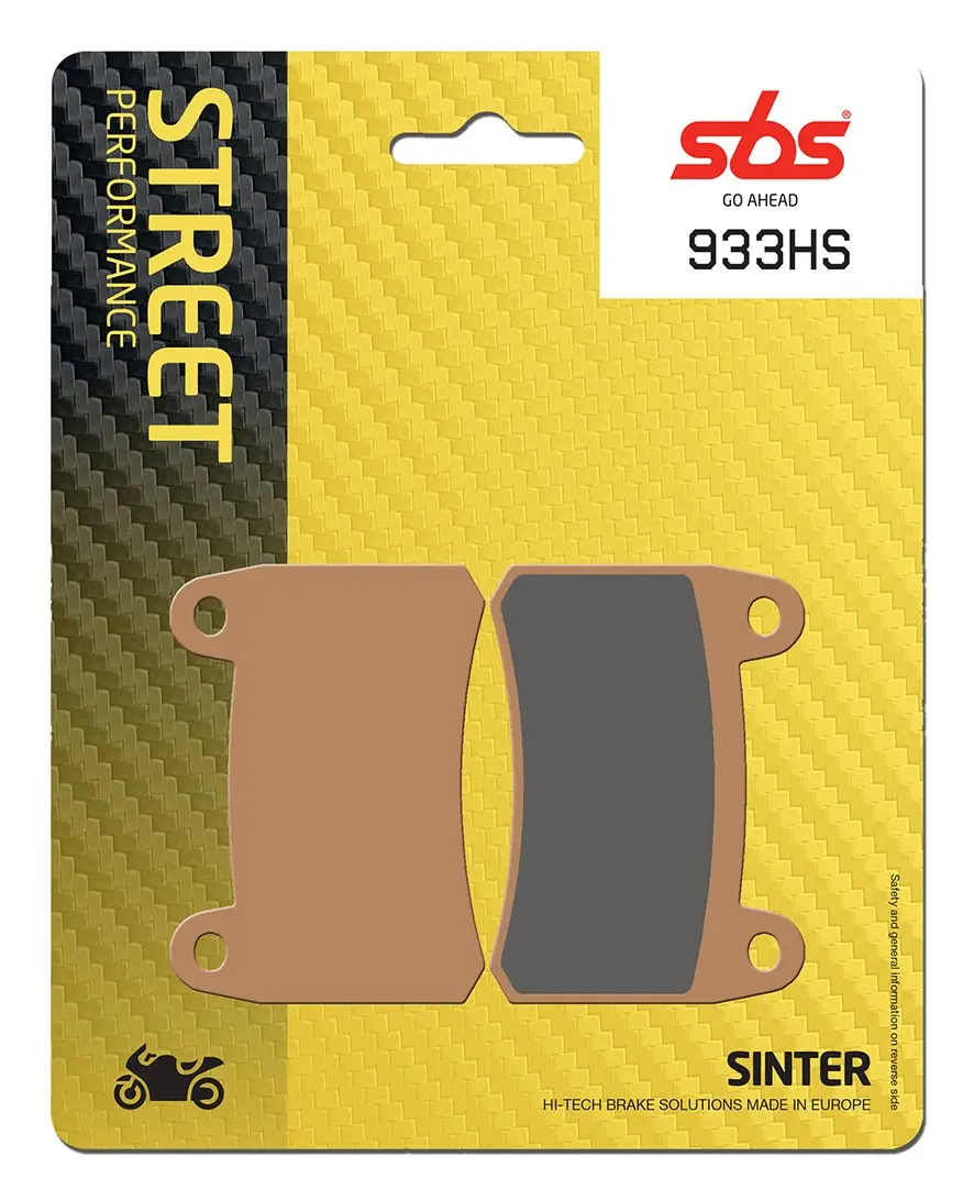 Plaquettes de frein arrière SBS 933HS