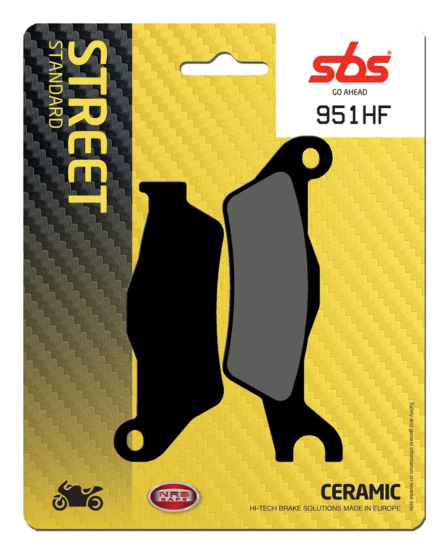 Bremsbeläge hinten SBS 951 (HF)