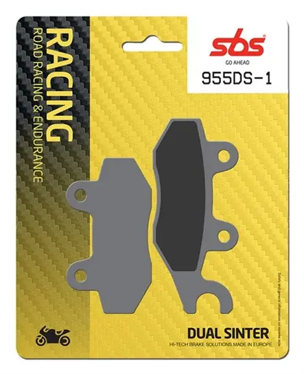 Plaquettes de frein double frittées SBS DS Racing
