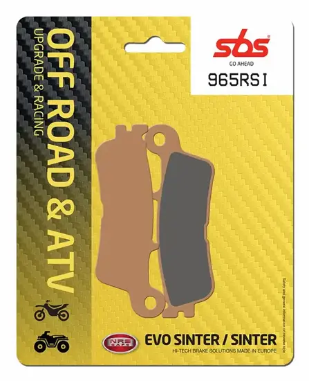 Plaquettes de frein frittées SBS RSI Offroad Racing