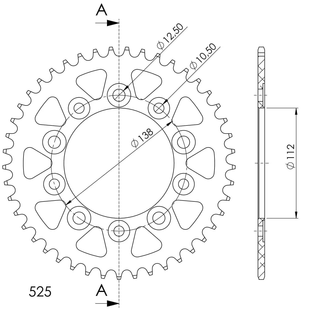 Corona aluminio Supersprox
