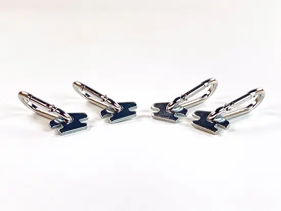 ACEBIKES Flexi Rail Expansion Set - Karabiner und Befestigungen