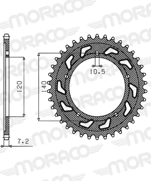 Couronne aluminium Supersprox
