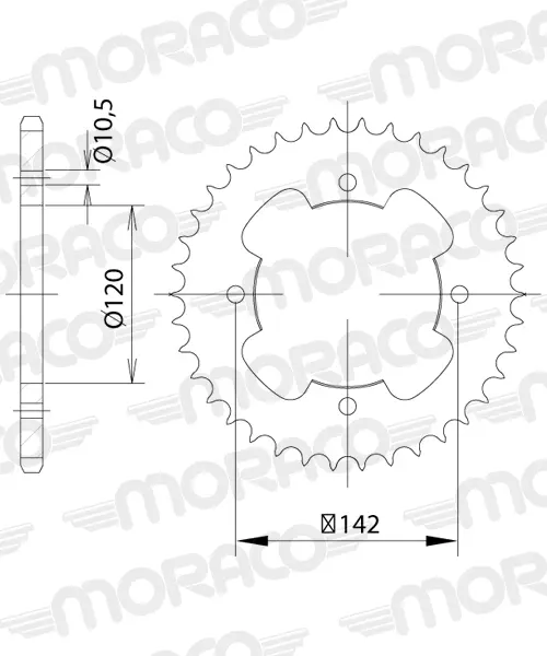 Couronne aluminium Supersprox