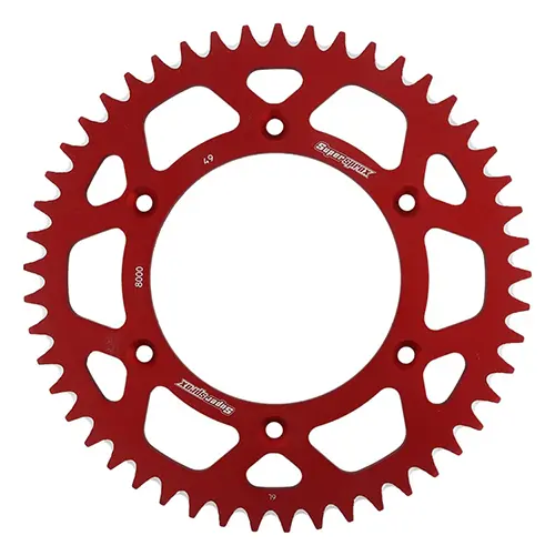 Aluminium-Kettenrad Supersprox RAL-8000:49 Rot
