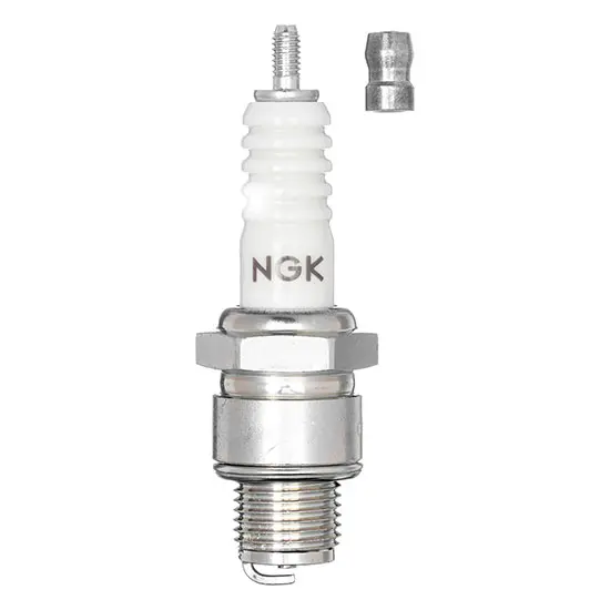 Bougie d'allumage NGK B6HS Ø14mm culot 12,7mm électrode centrale cuivre olive démontable