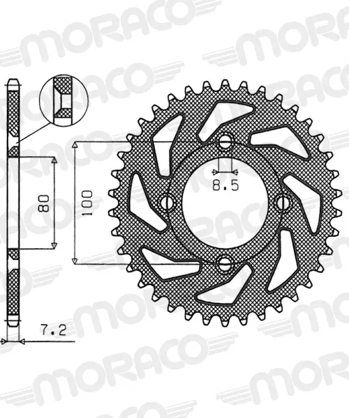 Couronne acier Supersprox