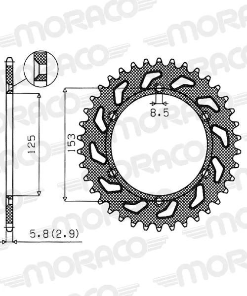 Couronne acier SUPERSPROX