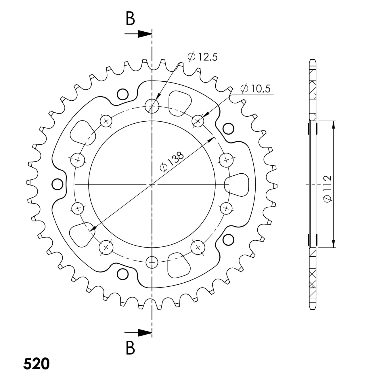 Couronne SUPERSPROX SPX Stealth -1303:42 (1316) Gold