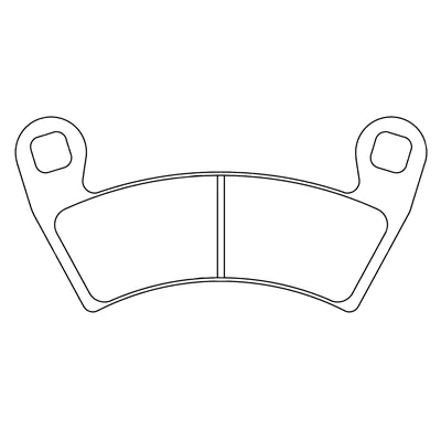 Plaquettes de frein ATV avant ou arrière CL BRAKES 1229ATV1
