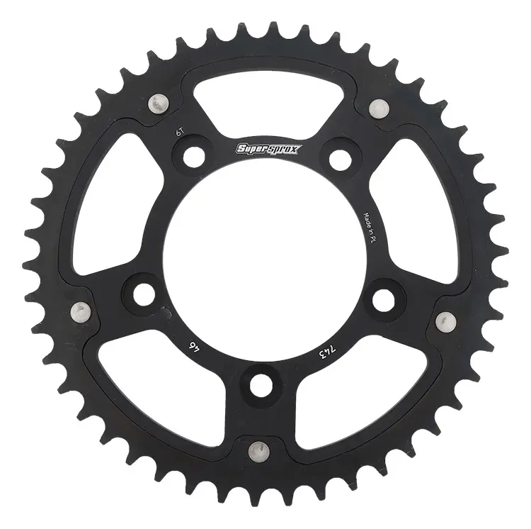Courroie Stealth 743:46 noir SUPERSPROX