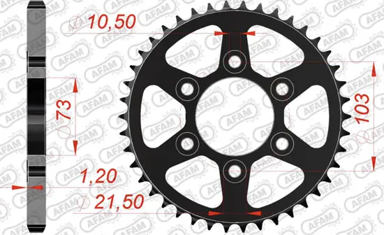 SUPERSPROX Kettenrad 50-29052-42