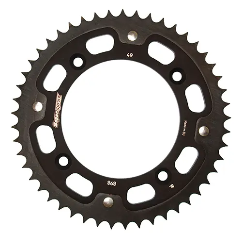 Řetězové kolo SPX Stealth 898:49 černé SUPERSPROX — Pastorky a korunky