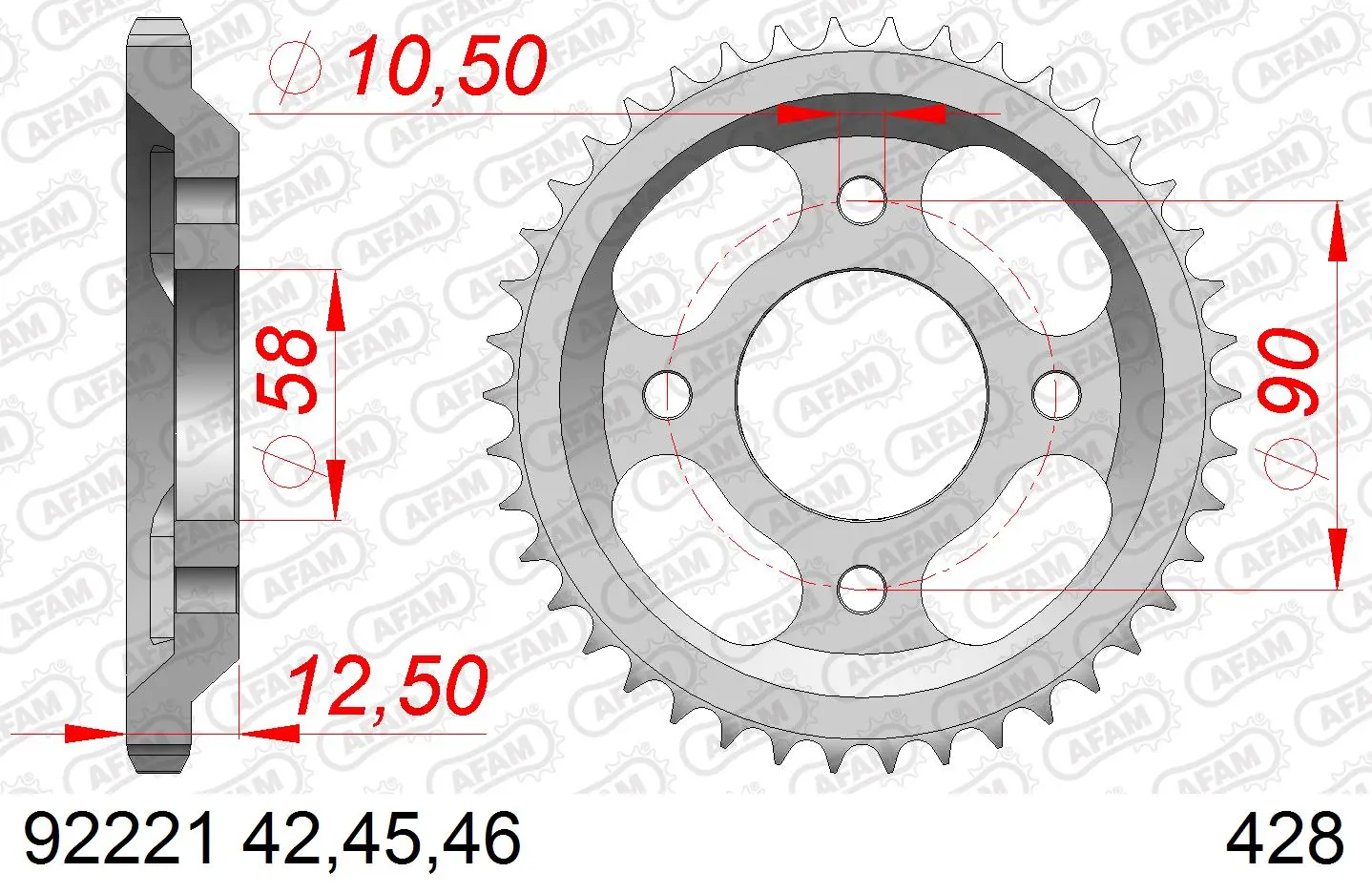 SUPERSPROX RST-609:43 50-15098-43 스틸 스프로킷