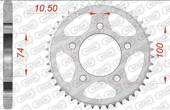 Supersprox Steel Sprocket 92224-45