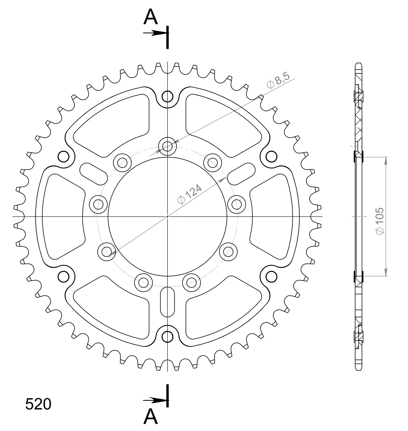 Couronne SUPERSPROX SPX Stealth 151:52 Bleu