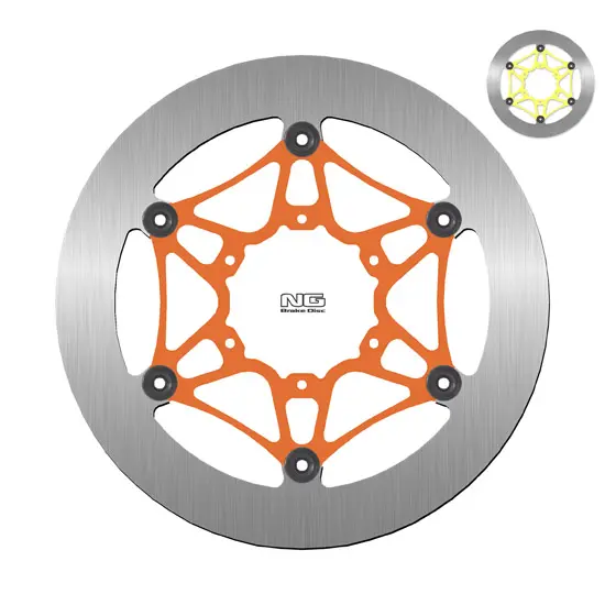 NG BRAKES Disque de frein arrière fixe DIS1068