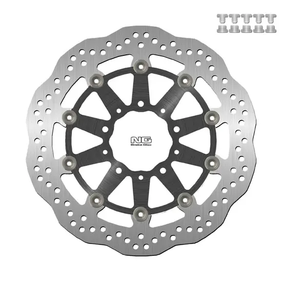 NG BRAKES Disque de frein arrière flottant wave DIS1559XG