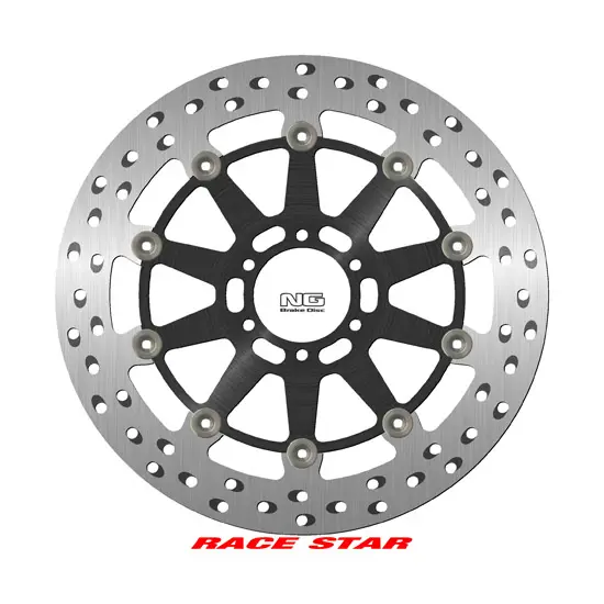 NG BRAKES Disque de frein arrière flottant RaceStar DIS1597ZG