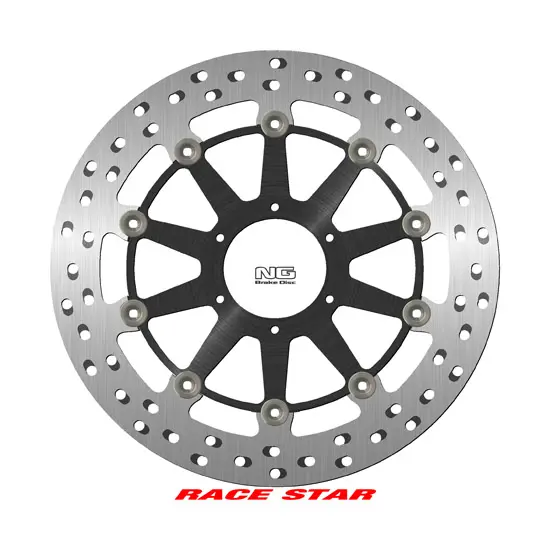 NG BRAKES Disque de frein arrière flottant RaceStar DIS1691ZG