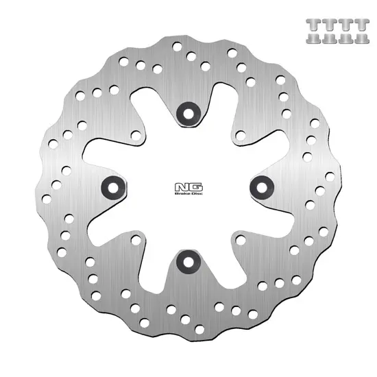 NG BRAKES 웨이브 패턴 후면 고정식 브레이크 디스크 DIS1782X
