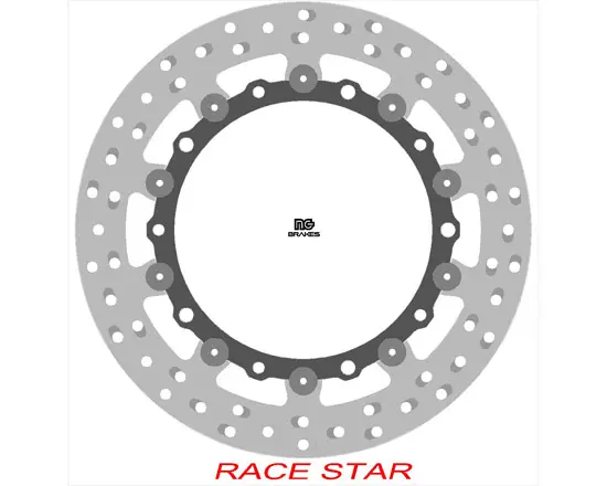 NG BRAKES ریئر فلوٹنگ بریک ڈسک RaceStar DIS2091ZG