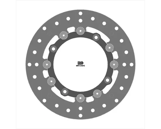 NG BRAKES DIS2154 فکسڈ ریئر بریک ڈسک