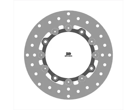 NG BRAKES Disque de frein arrière fixe DIS2155