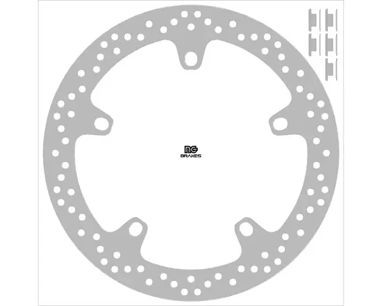 NG BRAKES 후면 고정 브레이크 디스크 DIS2167
