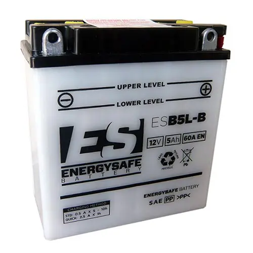 Μπαταρία ENERGY SAFE ESB5L-B 12V/5AH Πακέτο Οξύ Ενσωματωμένο