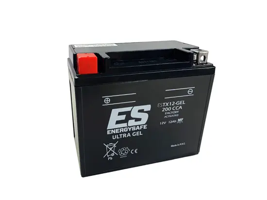 Batterij Energy Safe ESTX12 gel onderhoudsvrij 12 Ah