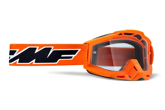 FMF Powerbomb マスク ロケットオレンジ クリアシールド