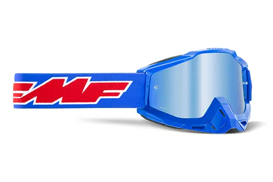FMF Powerbomb Rocket Blue - Blue Mirror Lens