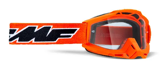 Маска FMF Powerbomb OTG Rocket Orange с прозрачен екран