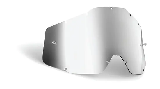 Écran de remplacement FMF Powerbomb/Powercore anti-buée argent miroir