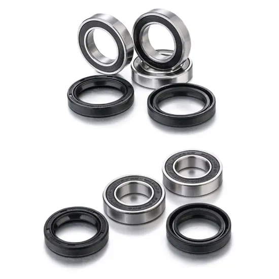 Kit de roulements de roue avant et arrière Factory Links pour Honda Red Moto
