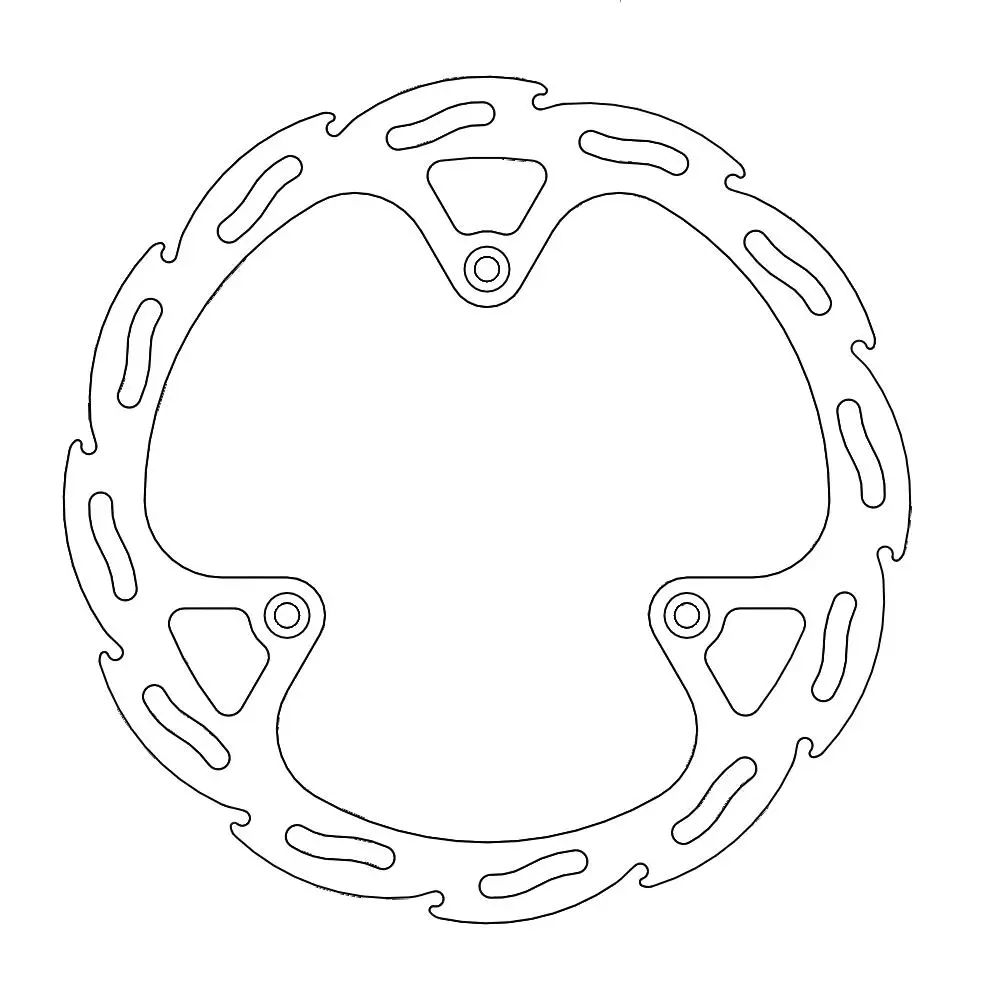 Disque de frein arrière Moto-Master Flame fixe Yamaha YZ80/85