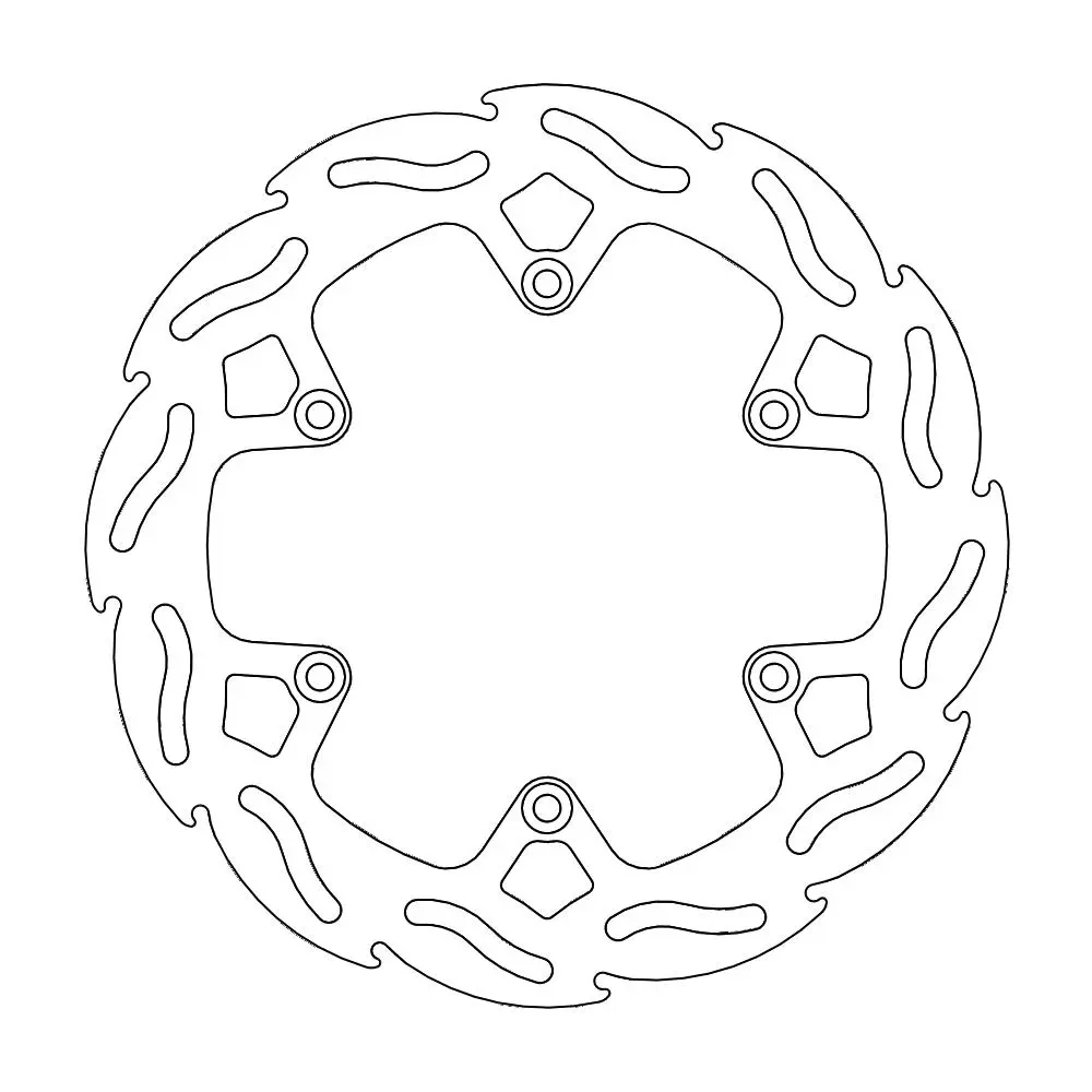 Disque de frein arrière Moto-Master Flame fixe KTM, HVA