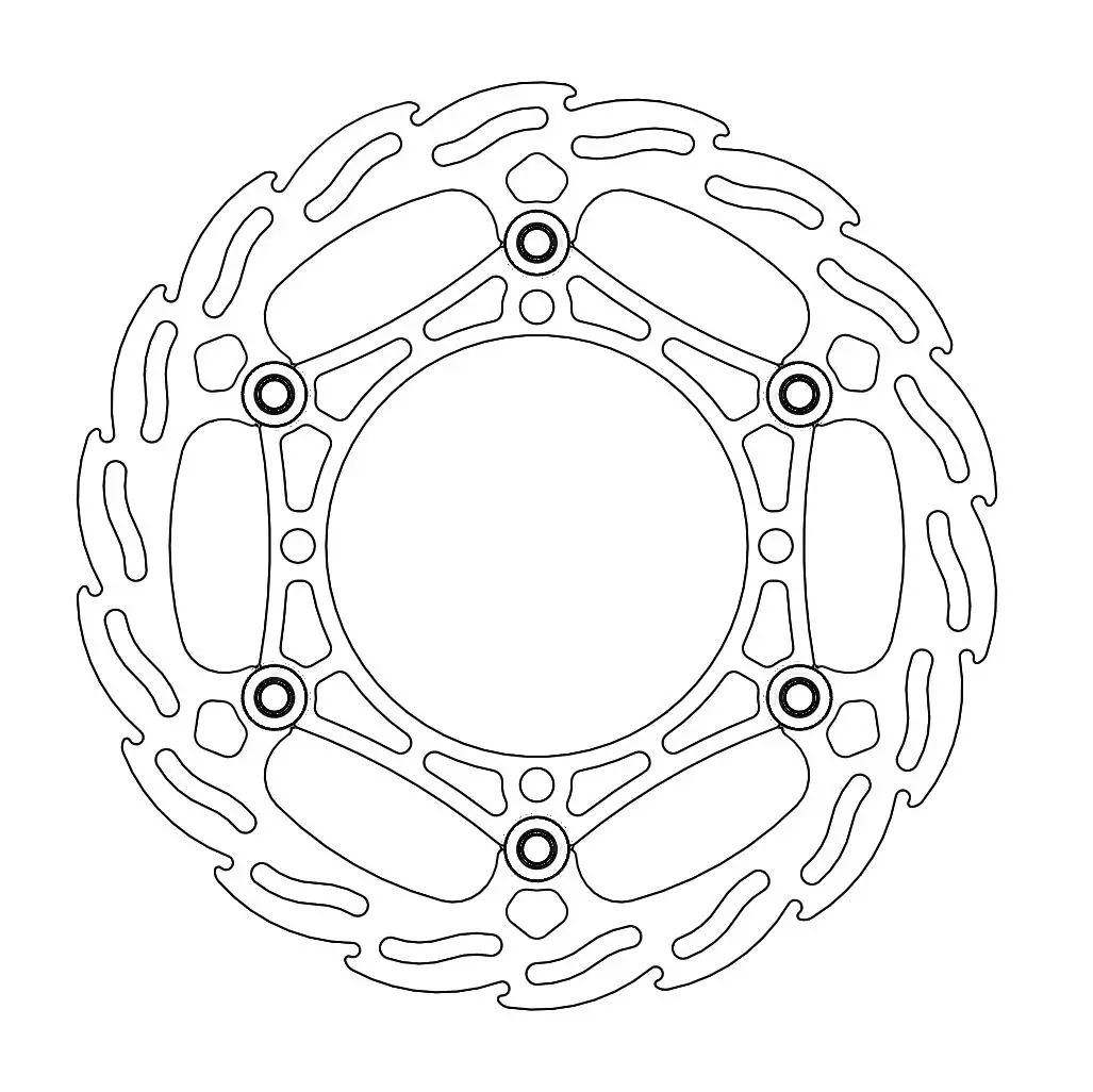 Disque de frein avant Moto-Master Flame surdimensionné