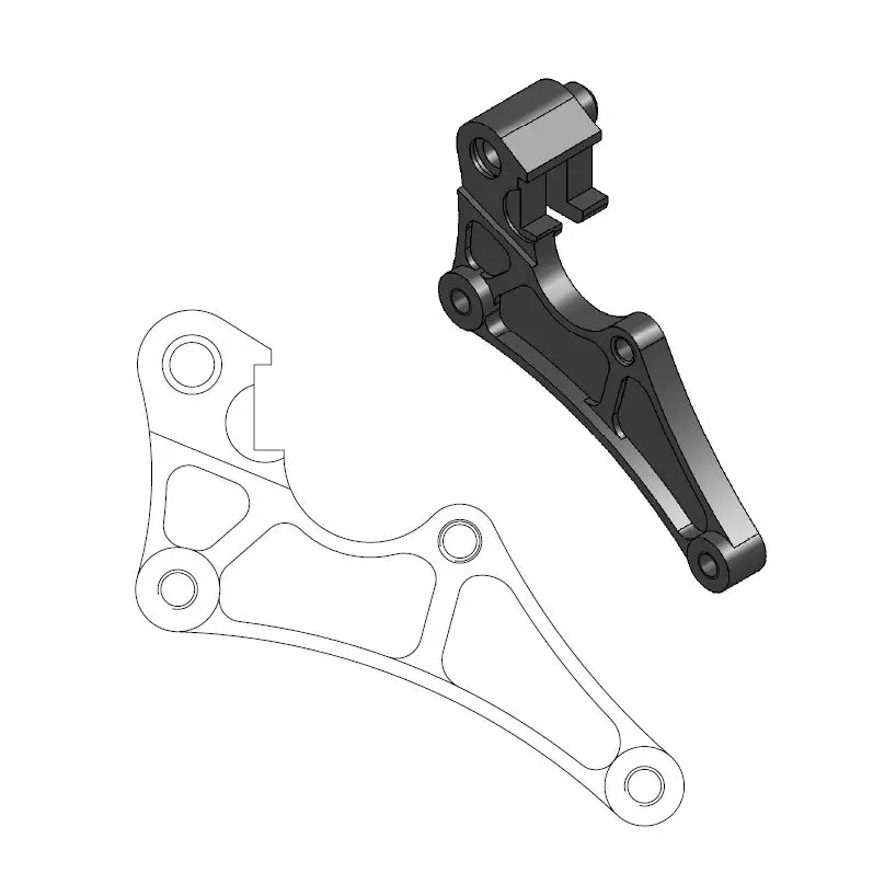 Adaptateur pour disques Supermoto Street MOTO-MASTER