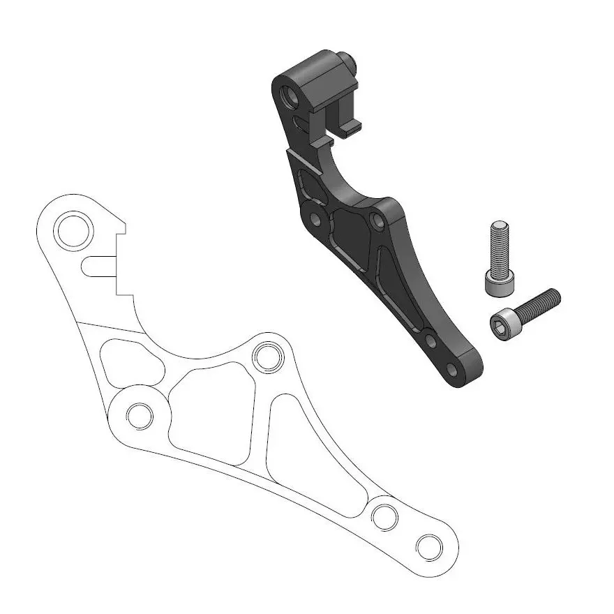 Adaptateur étrier Moto-Master Off-Road MM SM Street KTM HVA
