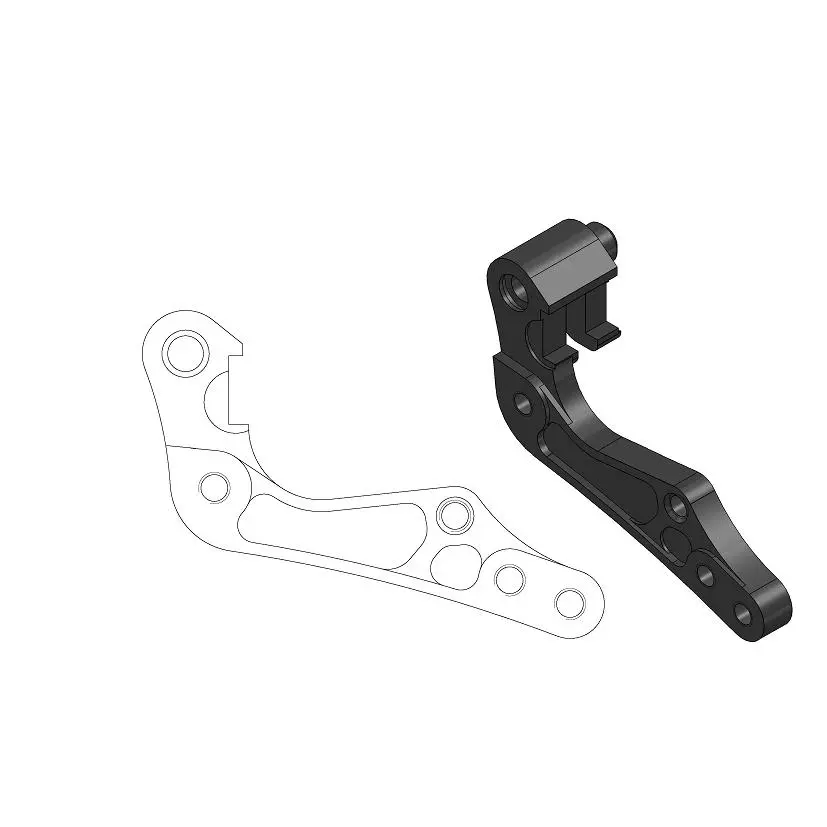 Support MM Oversize 270 BMW/KTM/Husaberg - Adaptateur étrier MOTO-MASTER