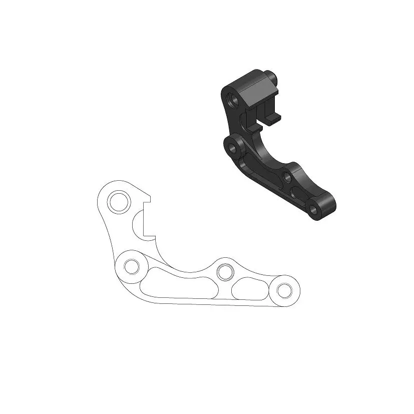 Support MM Oversize 270 Honda CRF250/450 2015+