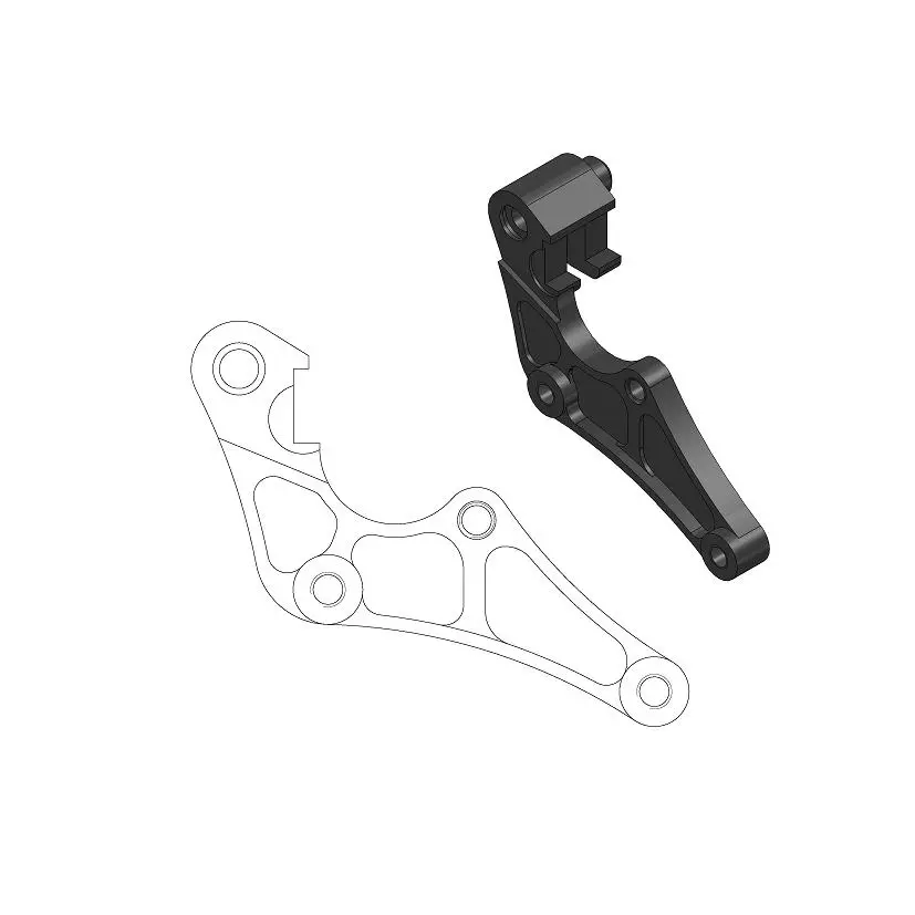 Support étrier MOTO-MASTER Offroad MM SM Street Honda CRF250/450 2015+