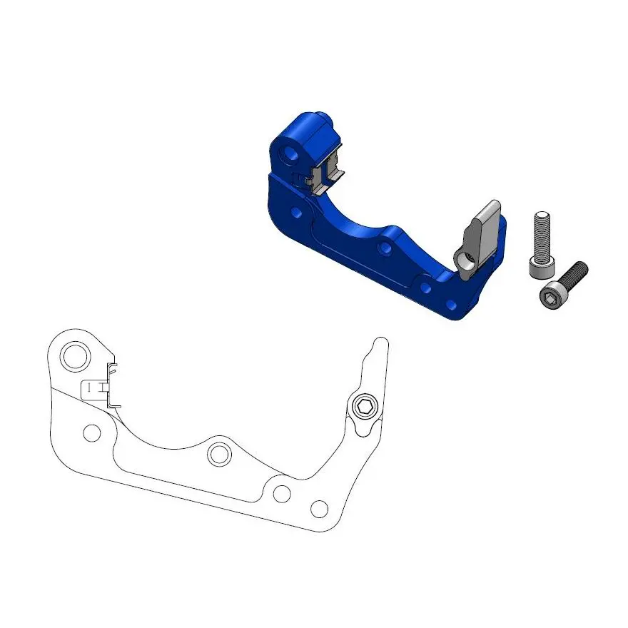 Offset-beslag til original bremsecaliper MOTO-MASTER
