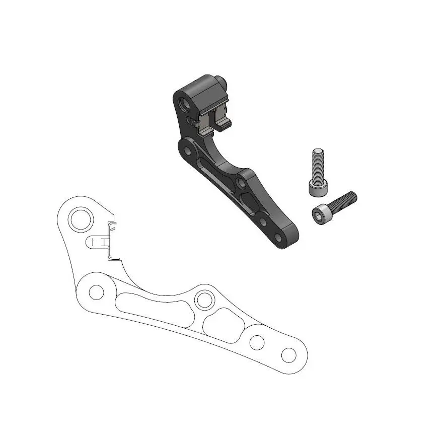 Support MM Oversize 270 HVA incl. clip étrier Magura