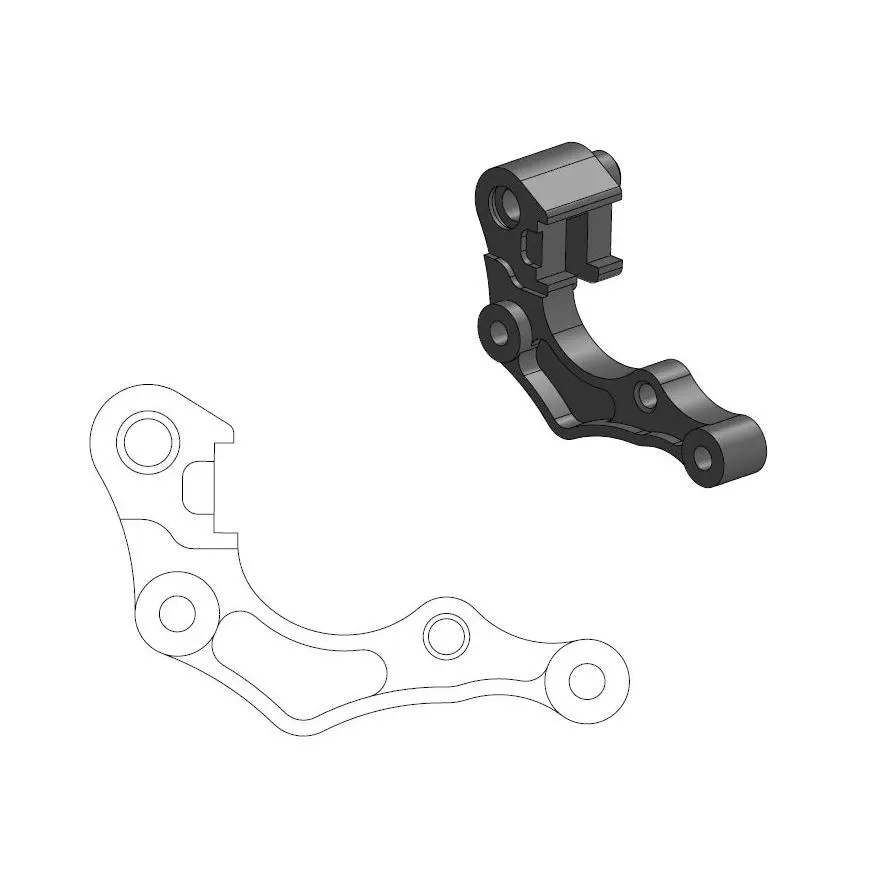 Support MM Oversize 270 Honda CRF 2019