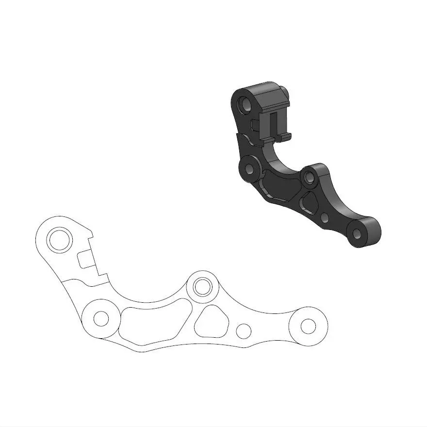 Bremsscheibenadapter Übermaß 260 mm KTM 85 SX 2021