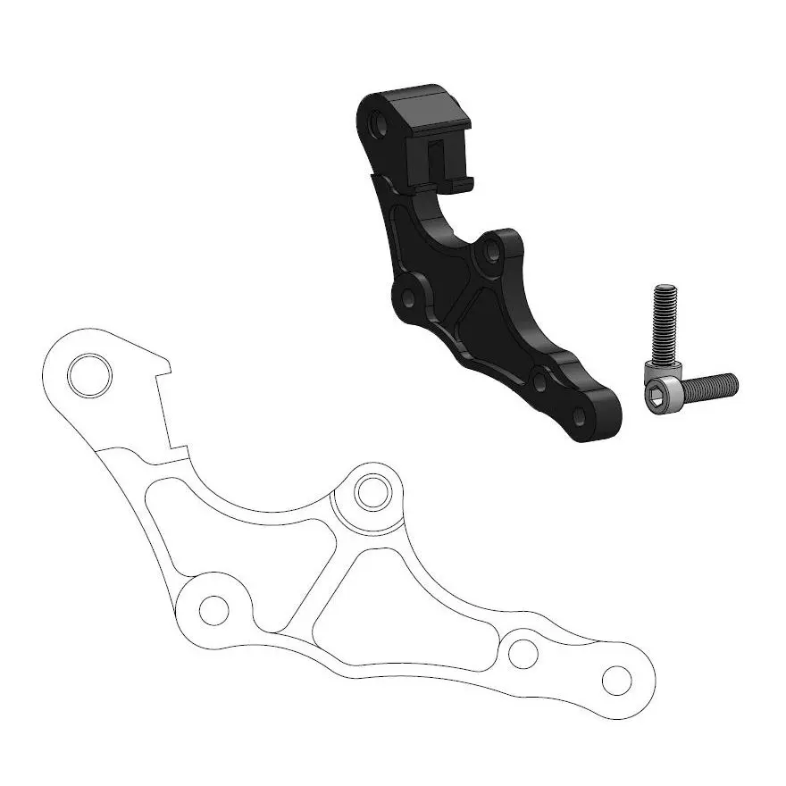 Adaptateur étrier Moto-Master Support Offroad MM SM Street GASGAS EC 2021