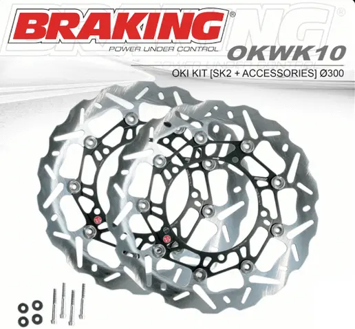 Kit oversize achterremplaat 300 T-Max 15 SK2 3 Braking